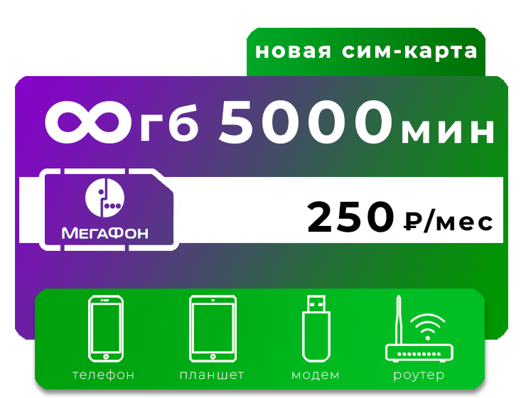 SIM-карта Мегафон 